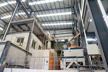 伟焰为客户设计的选矿整线工程投入运营